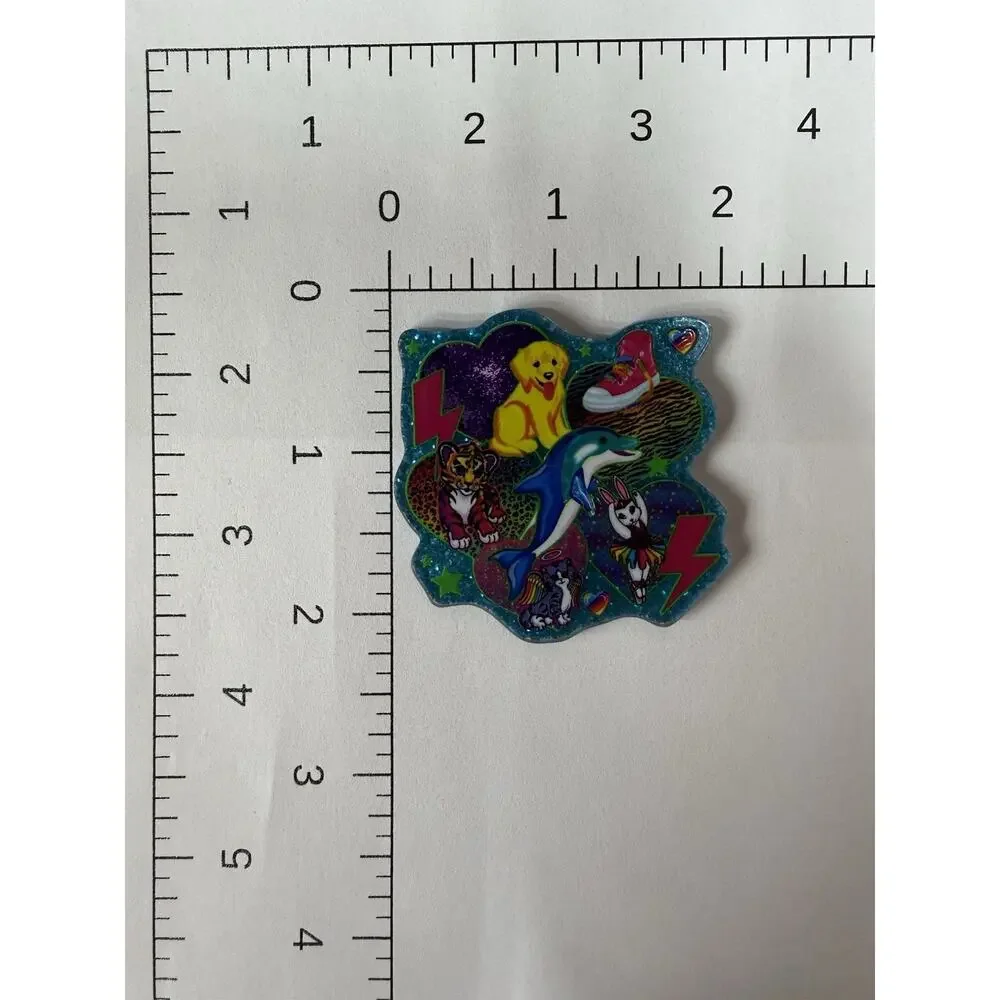 7 Pc Lisa Frank Characters Acrylic Flatbacks